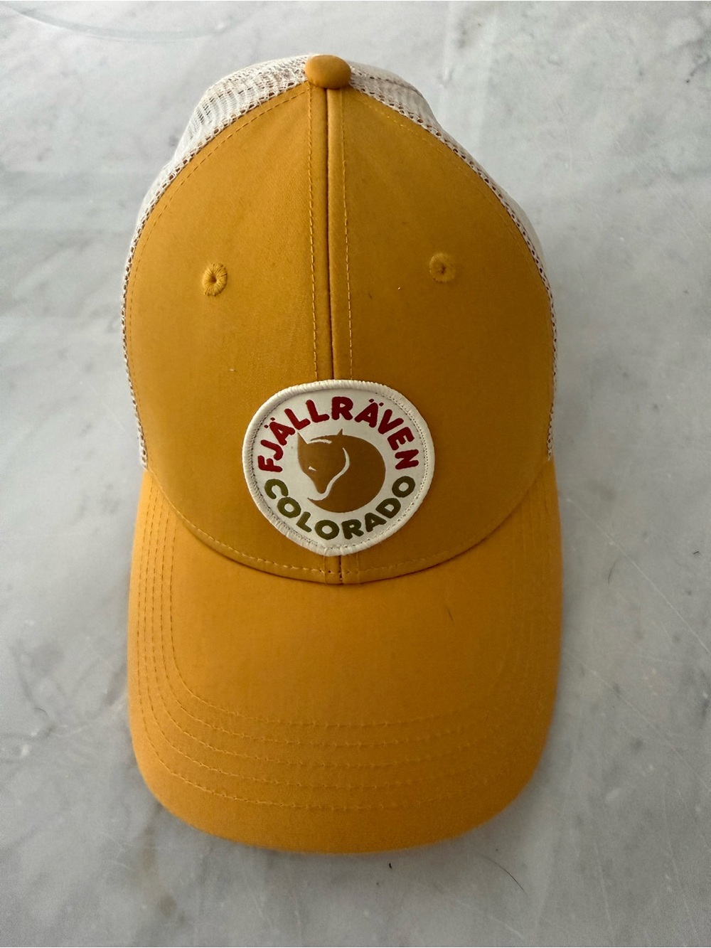 Fjallraven Colorado Trucker Hat in Mustard Yellow